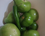 Foto del paso 1 de la receta: Mermelada de tomate verde 🍯💚