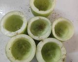 A picture of step 4 of Cucumber cups.