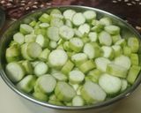 झटपट तैयार तोरई की सब्जी रेसिपी चरण 2 फोटो