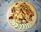 A picture of step 6 of Makarnasi pasta.