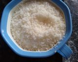 A picture of step 2 of Coconut laddu.