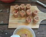 Foto langkah ke 7 dari resep Nasi Gulung Barbeque Minimalis Ala Ewo - Dish Anak Kosan.