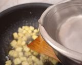 A picture of step 4 of Pineapple Halwa/Pineapple kesari.