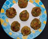 A picture of step 4 of Quinoa patties.