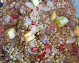 Foto del paso 3 de la receta: Guisito vegano de lentejas y arroz integral orgánico