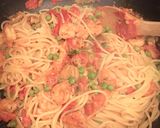 A picture of step 8 of Shrimp, Tomato, & Cream Cheese Pasta.