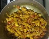 A picture of step 6 of Coconut curry chicken.