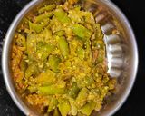 A picture of step 4 of Flat beans bhaji (sharvan ghevda).