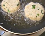 A picture of step 6 of Makhana sabudana tikki.