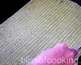 A picture of step 4 of Spinach and BeetRoot Sticks.