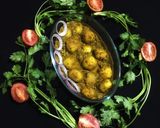 A picture of step 13 of Dhaniya Aloo / Potato in Coriander Gravy.