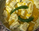 A picture of step 2 of Bhappa Paneer.