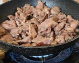 Foto langkah ke 3 dari resep Tumis Daging Brokoli Jamur Shimeji.