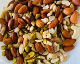 A picture of step 1 of Date rounds (khajoor puri).