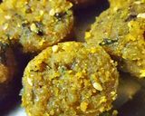 A picture of step 5 of Oats & Malabar Spinach Muthiya/ Steamed Dumplings.