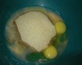 A picture of step 3 of Ugali cupcakes.