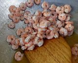 Foto langkah ke 4 dari resep Udang Tempe Asem Manis Pedas.