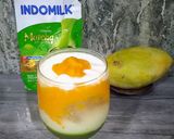 Foto langkah ke 7 dari resep Matcha Latte Topping Cream Double Mango.