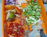 Foto langkah ke 1 dari resep Ikan Asin goreng siram tumis pete.