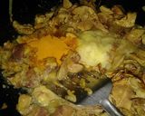 A picture of step 8 of Chicken masala kaleji.