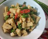 Foto langkah ke 5 dari resep Oseng Kacang Panjang Tempe Gembus.