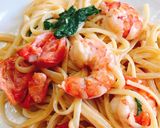 Φωτογραφία βήματος 6 της συνταγής Shrimp in love ❤️ pasta