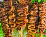Foto langkah ke 6 dari resep Sate Usus.