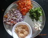 A picture of step 1 of Misal Pav.