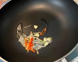 A picture of step 2 of Spicy Stir-Fried Crab Sticks.