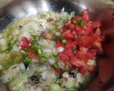 A picture of step 6 of Ringna no olo(kathiyawadi dhaba style).