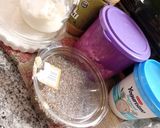 Foto del paso 1 de la receta: Pudding de avena y chía sabor coco fit