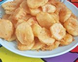 A picture of step 4 of Salty and chilli sliced potatoes#mashujaarecipe.
