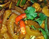 Foto langkah ke 9 dari resep Oseng Kikil tauco.