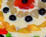 A picture of step 4 of Custard with seasonal fruits.