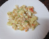 Foto del paso 5 de la receta: Papas aliñadas con atún y palitos de cangrejo
