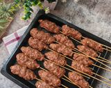 Foto langkah ke 4 dari resep Sate Buntel Daging Kambing dg Sambal Kecap Ala Diyos #568.