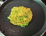 A picture of step 7 of Spinach Chickpea Flour Chamchamiya.