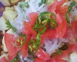 A picture of step 2 of Chana Chaat.