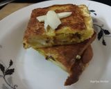 A picture of step 2 of Potato egg sandwich.