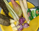 Foto langkah ke 2 dari resep Sayur daun ubi tumbuk (khas Medan).