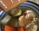 A picture of step 4 of Chicken Soup.