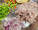 A picture of step 1 of Mix Vegetable Red Poha Cutlet.