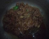 A picture of step 4 of Tinday Gosht.