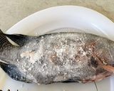 A picture of step 1 of Salt-Crusted Grilled Tilapia With Veggies & Herbs.