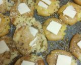 A picture of step 2 of Skye's Smashed Roasted Potatoes.
