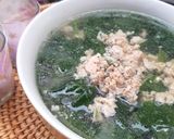 Hình bước làm 1 của món Canh rau ngót nấu thịt xay