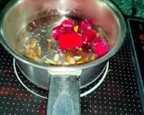 A picture of step 2 of Kashmiri kahva tea.