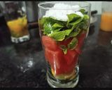 A picture of step 6 of Orange Mojito, Watermelon Mojito and Strawberry Mojito.