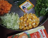 A picture of step 3 of Vegetable Soup.