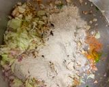 A picture of step 3 of Cabbage- Spring onion Parantha.
